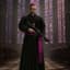 priest with a gun