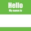 GreenNamelessNametag