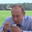 Putin eatin' Yogurt